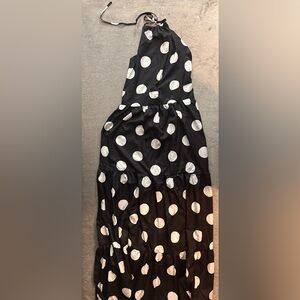 Polka Dot Black and White Skirt